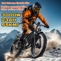 EB7Pro 3000W, 26x4.0 » Mountain E-Bike, 52V 23Ah Li-Ion Battery pour adultes et usage urbain