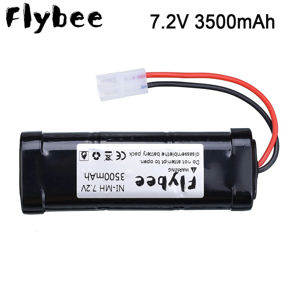 

FLYBEE 7.2V 3500mAh/5000mAh NiMH Rechargeable RC toy Battery with Tamiya Discharge Connector for RC Racing Cars ,Trucks,Aircraft