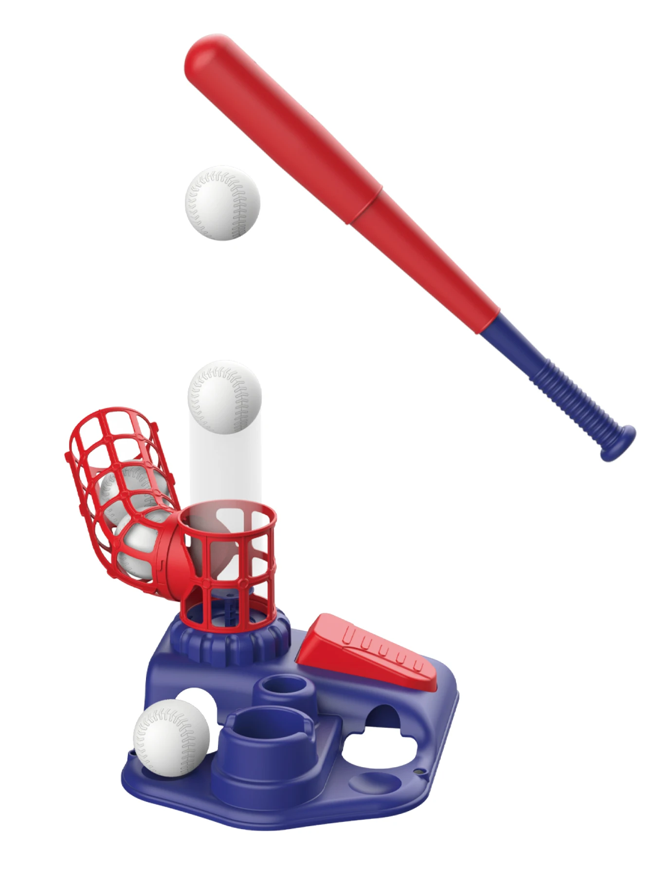 مجموعة ألعاب البيسبول للأطفال، ألعاب ممتعة للرياضات الخارجية، مريحة وممتعة، تسمح للأطفال على متعة ضرب الكرة