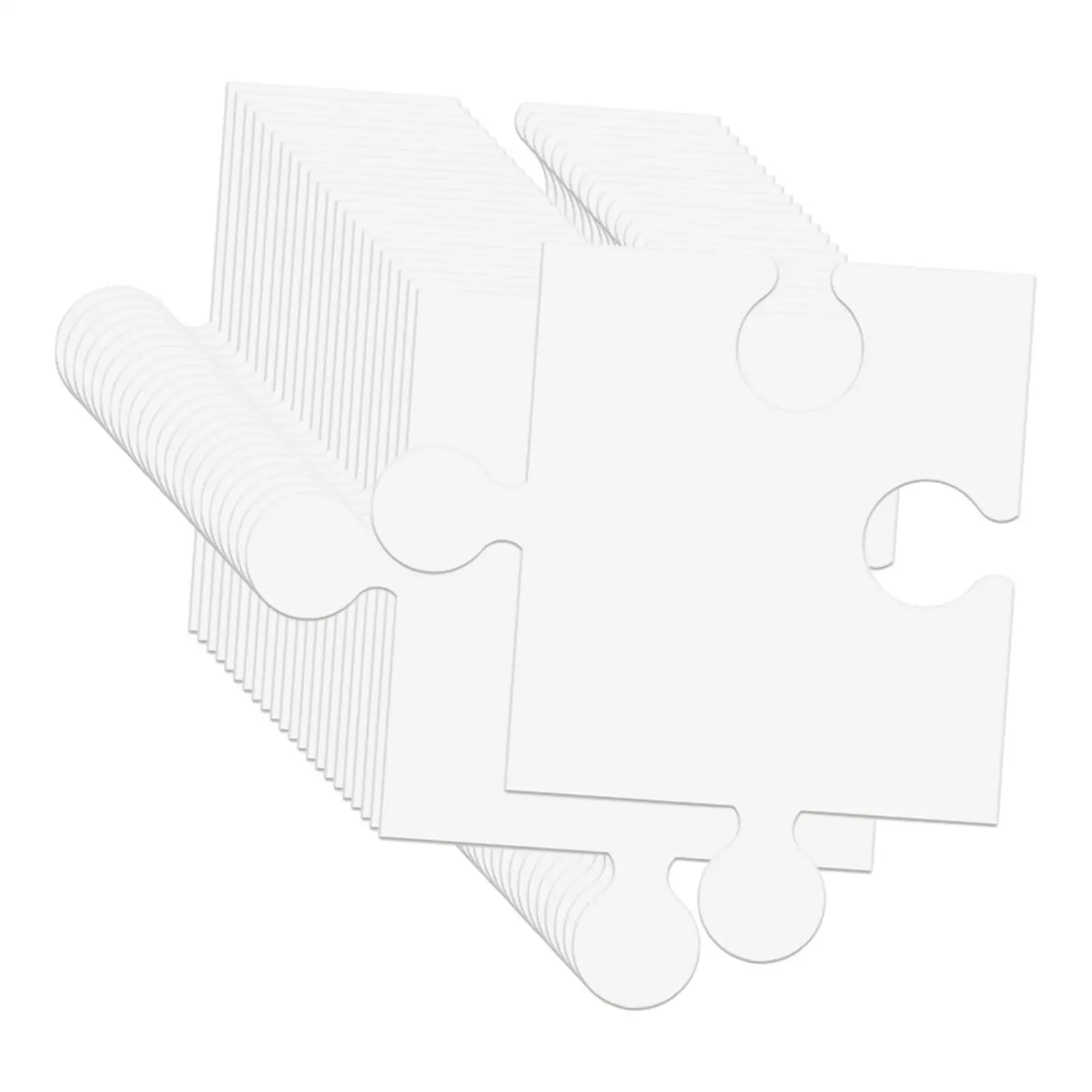 

24 Pieces Blank Jigsaw Puzzle Blank Puzzle Boards for DIY Educational Accessories Versatile for Classroom Parties 30.5cmx28cm