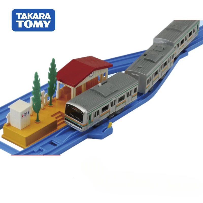 Takara Tomi Tomica Plarail Accessory-เริ่มชุดพื้นฐานรถไฟ (ไม่รวมรถไฟ) โมเดลรถไฟรถไฟของเล่นสำหรับเด็ก