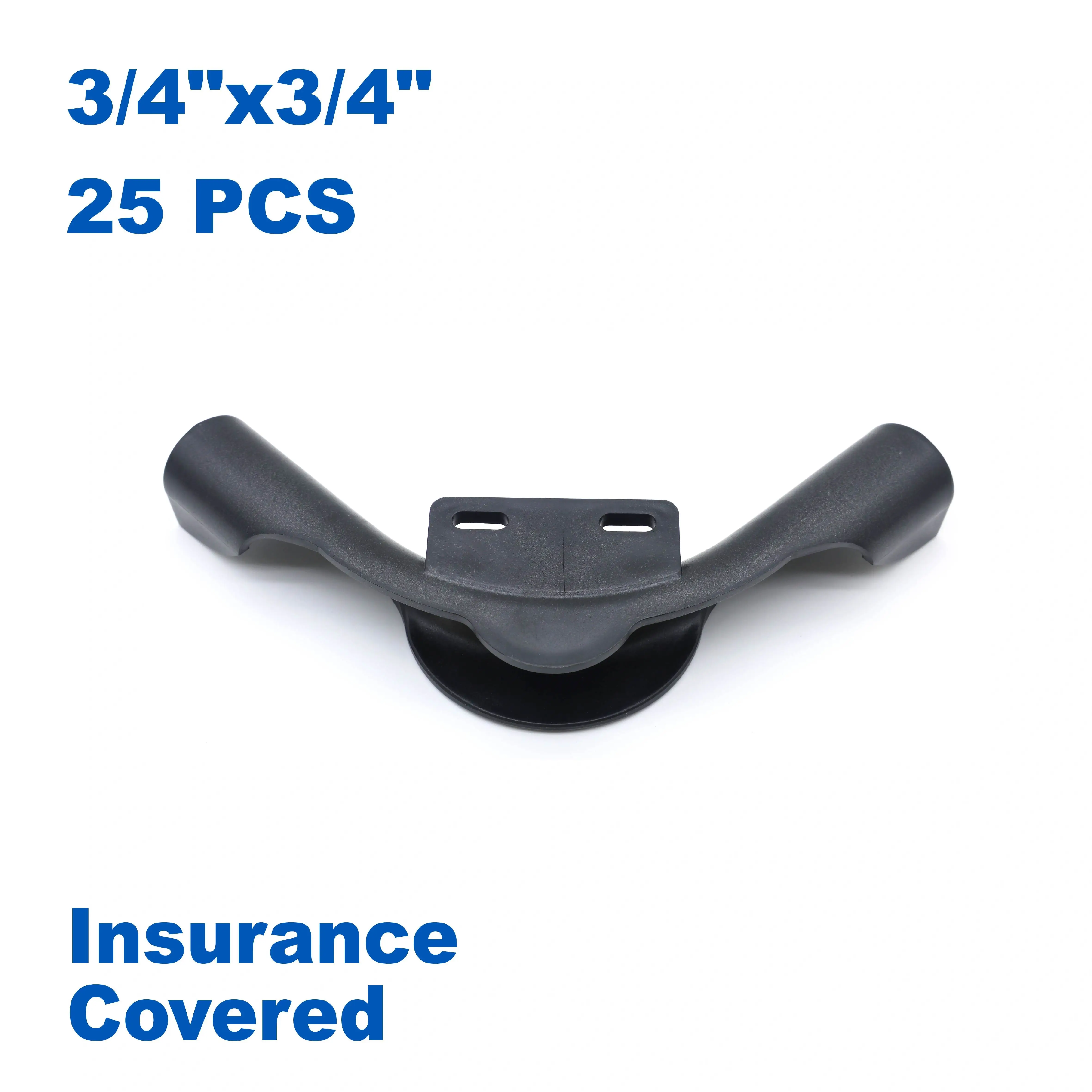 

KING SMART 3/4" Pex 90 Degree Elbow Plastic Tubing Bend Support; 3/4" Black Pex Fittings Clamps Pipe Holder ; 25Pcs/Case; 81351