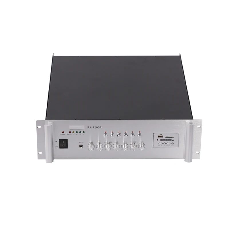 

High Power Amplifier 3U BT Audio Amplifier Hot Selling 1200W Merged Power Amplifier
