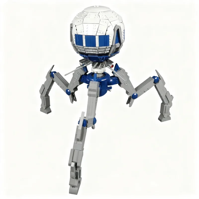 3191 деталь MOC Модель дроида Октуптарра из фильма «Космическая битва», конструктор-пазл, креативная игрушка для сборки своими руками, подарок на день рождения