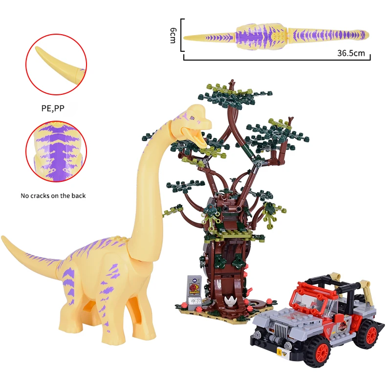 MOC 쥬라기 월드 파크 손목 드래곤 원더 모델 빌딩 블록, 공룡 모델 벽돌, 어린이 DIY 교육 장난감 선물