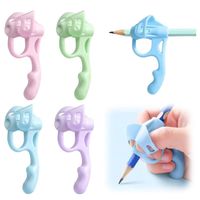 1pc Hot Silicone Silicone Pencil Holder Soft Sturdy Pencil Holder Flexible Comfortable Pen Writing Aid Tool for Kids Handwriting