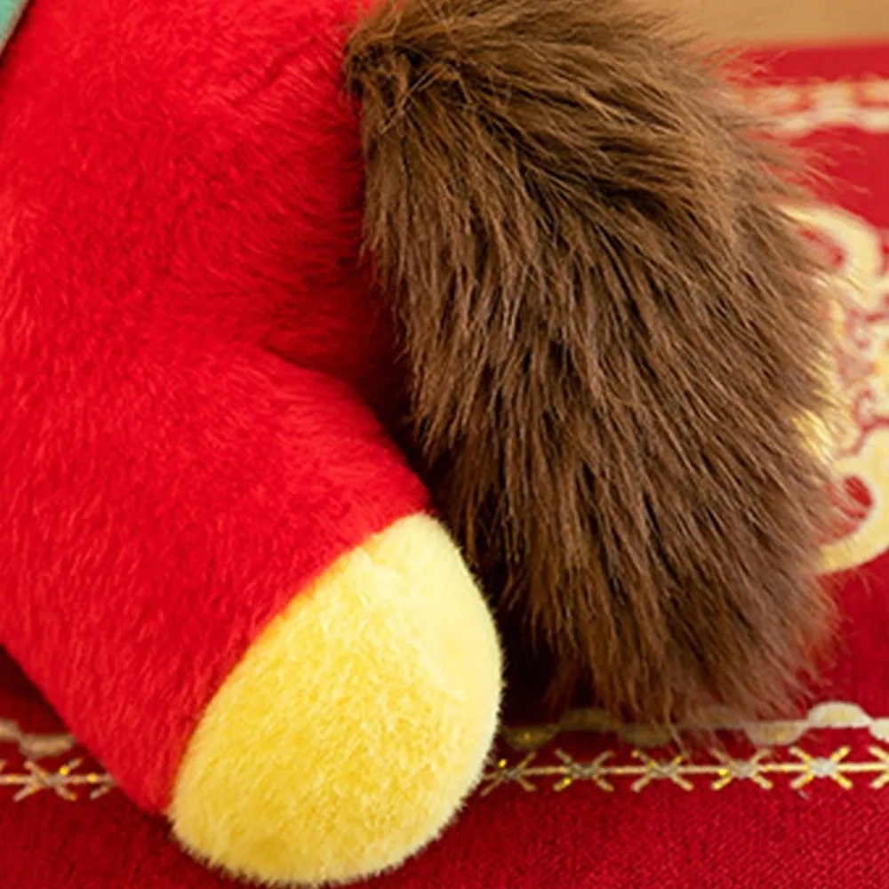 

Mascot Horse Good Luck Cute Stuffed Horse Kawaii Fluffy Zodiac Pony Figurine Chinese New Year