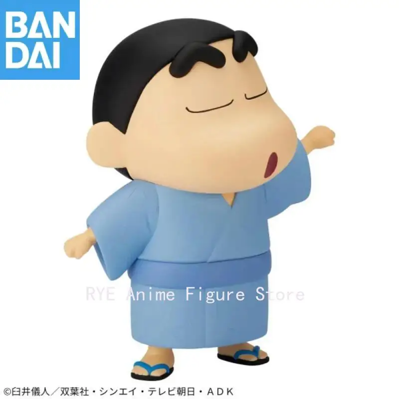 Genuino Bandai Banpresto crayón Shinchan Sofvimates Yukata Ver Nohara Shinnosuke figura Original modelo coleccionista figurita Juguetes