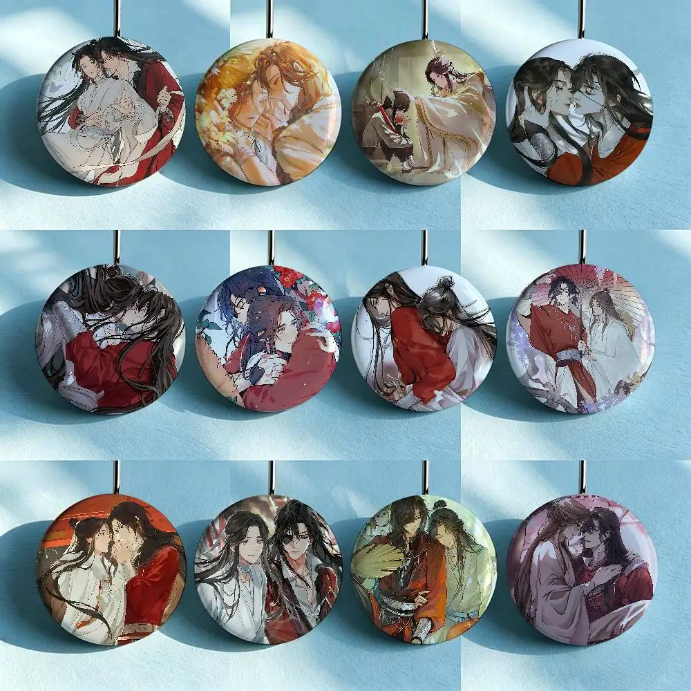 Heaven Officials Blessing Badge Pins For Friend, Backpack, Clothing, Collectible Accessories, Jewelry Gift