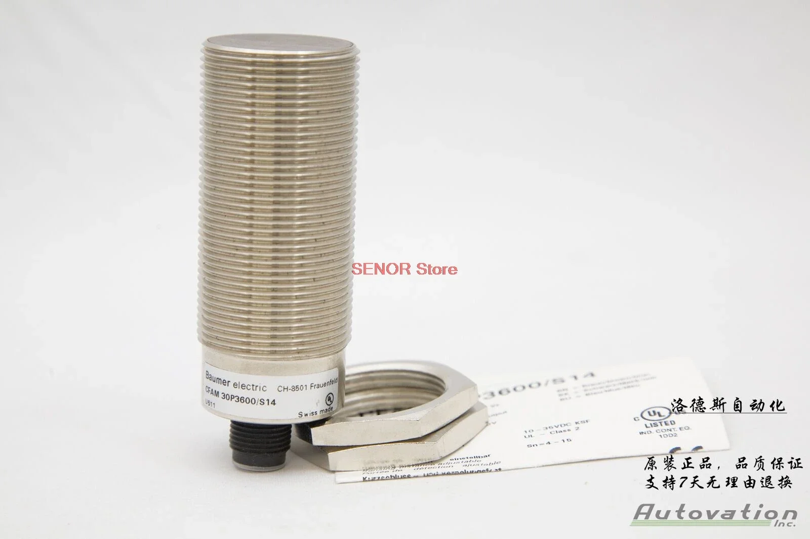 

Capacitive proximity switch CFAM 30P1600/S14 CFAM 30P3600/S14