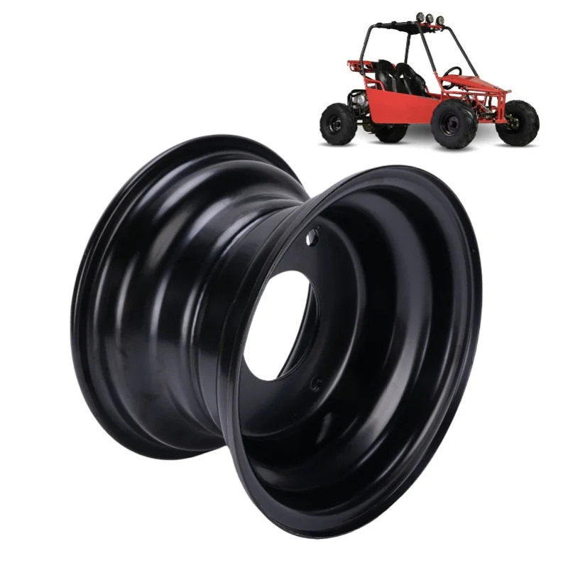 6 Inch Front Wheel Rim 3 Bolts Hole Aluminum Alloy Stylish Look Enhanced Traction Replacement For KD-110GKG-2 KD-49FM5 110cc