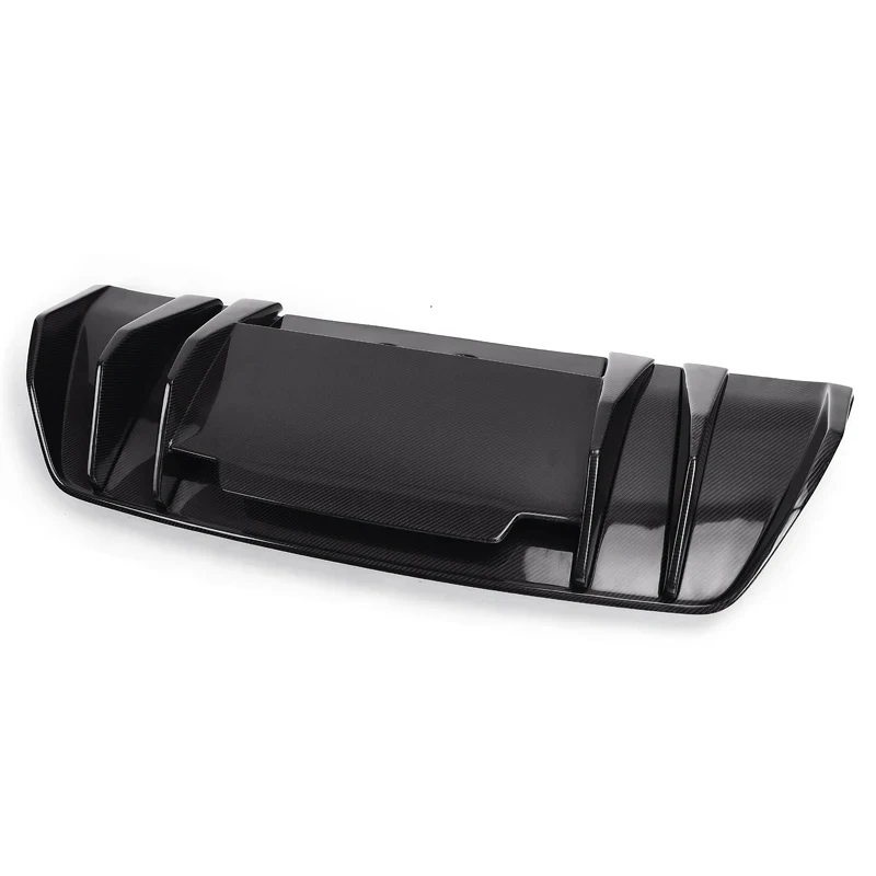 

V Style Carbon Fiber Rear Diffuser For Audi R8 2016-2019 V8 V10 Coupe Spyder Rear Bumper Lip Spoiler