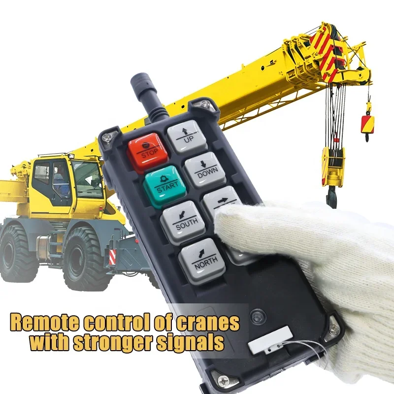 F21-E1B 6 buttons lifting electric hoists winch crane industrial universal wireless smart remote controller