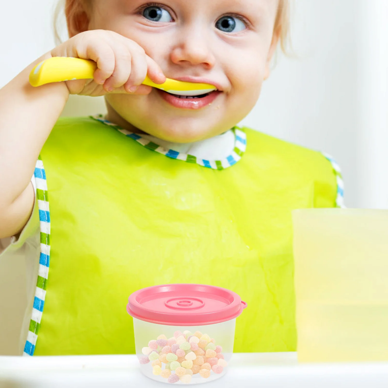 12-delige lunchsauspotten met vriesvak, babyvoedingcontainer, scherper voor baby\'s, opslag, aanvullend reizen