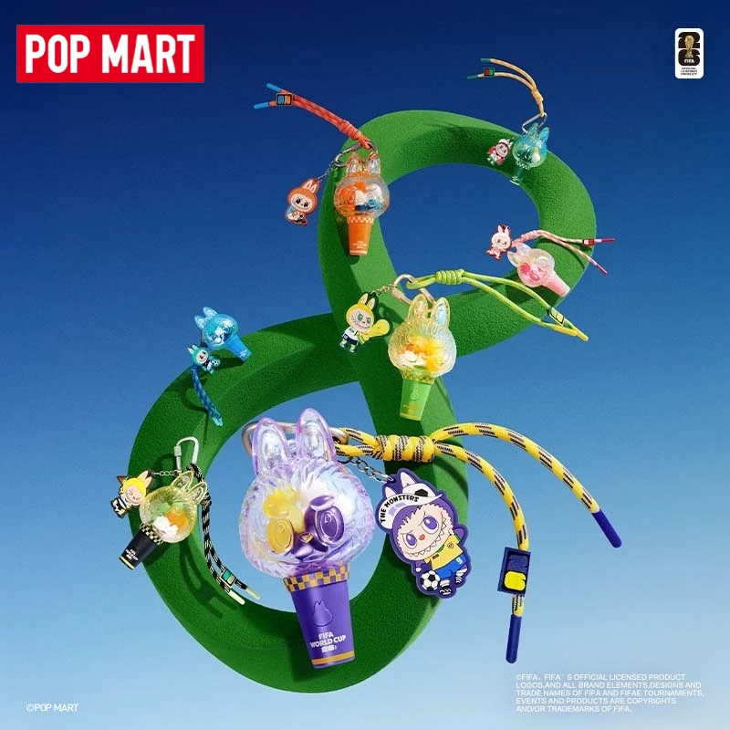 

Genuine in Stock POP MART THE MONSTERS × FIFA Series Mini Lamp Bulb Trendy Toys Figure Blind Box Ornament Gift