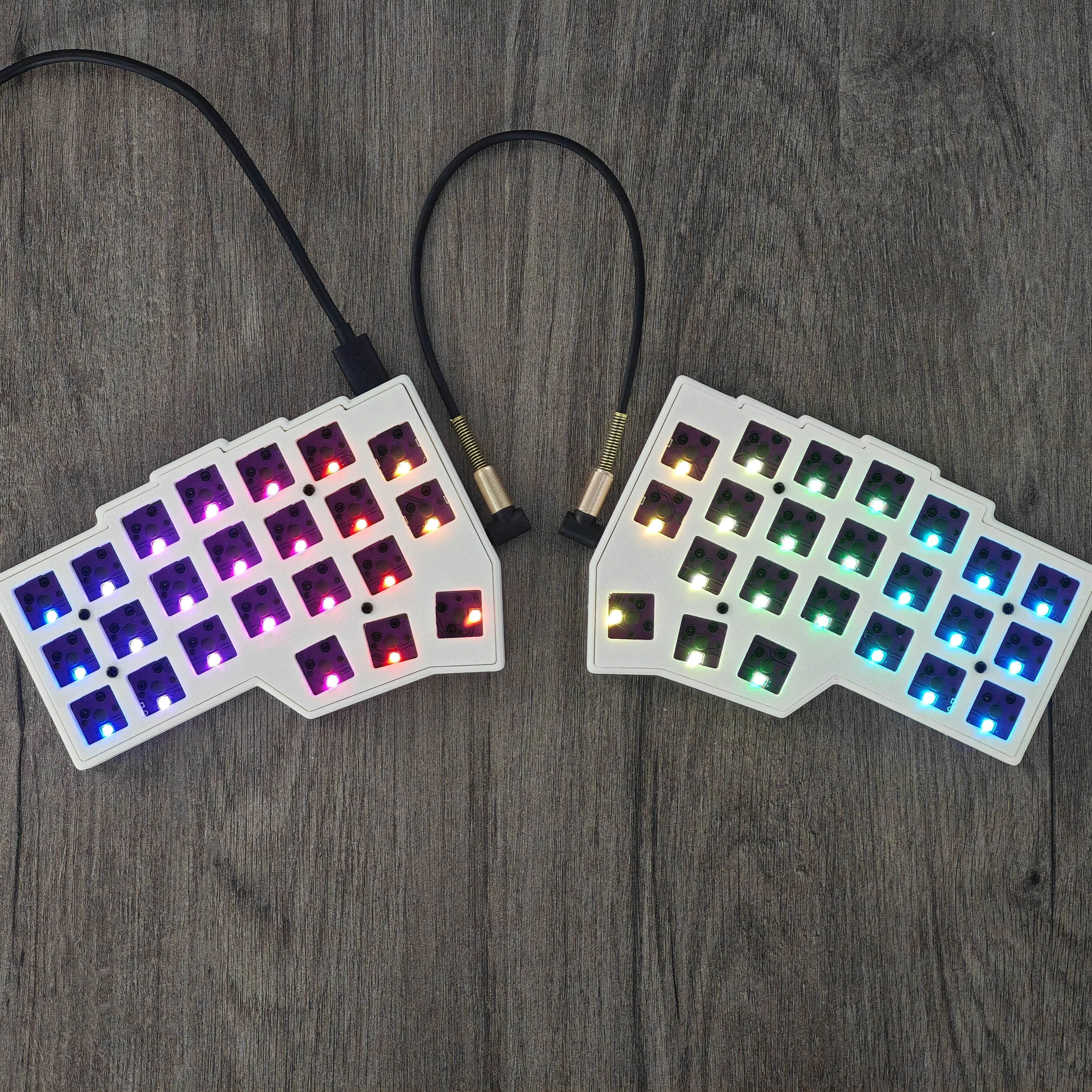 YMDK Corne V4.1 分割 46 キー人間工学 40% レイアウトホットスワップ