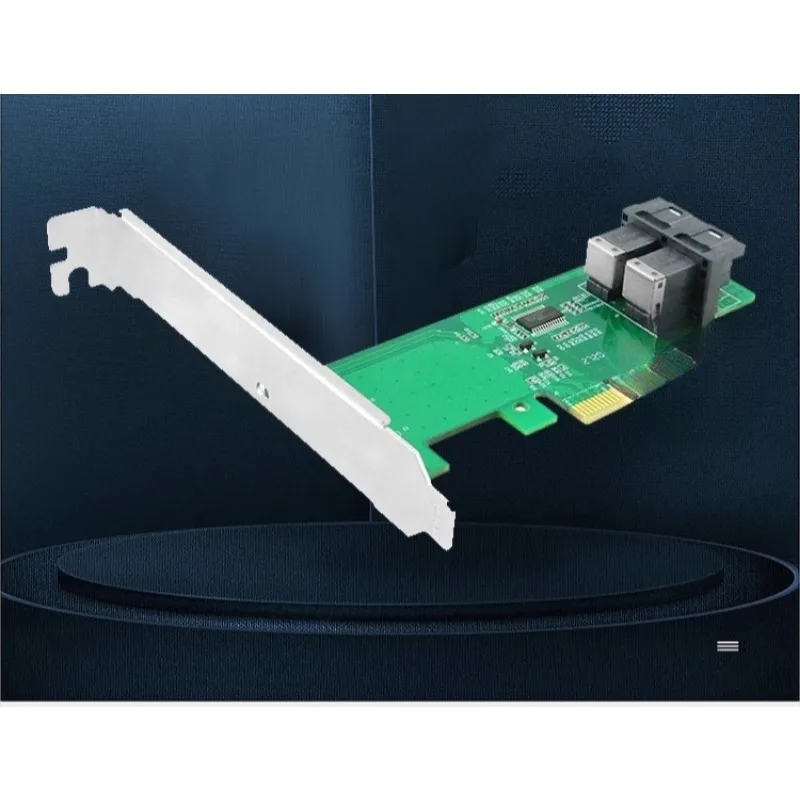 أجزاء لبطاقة محول Linkreal U.2 PCIe3.0X8 إلى 2 منفذ NVMe بطاقة توسيع القرص الصلب