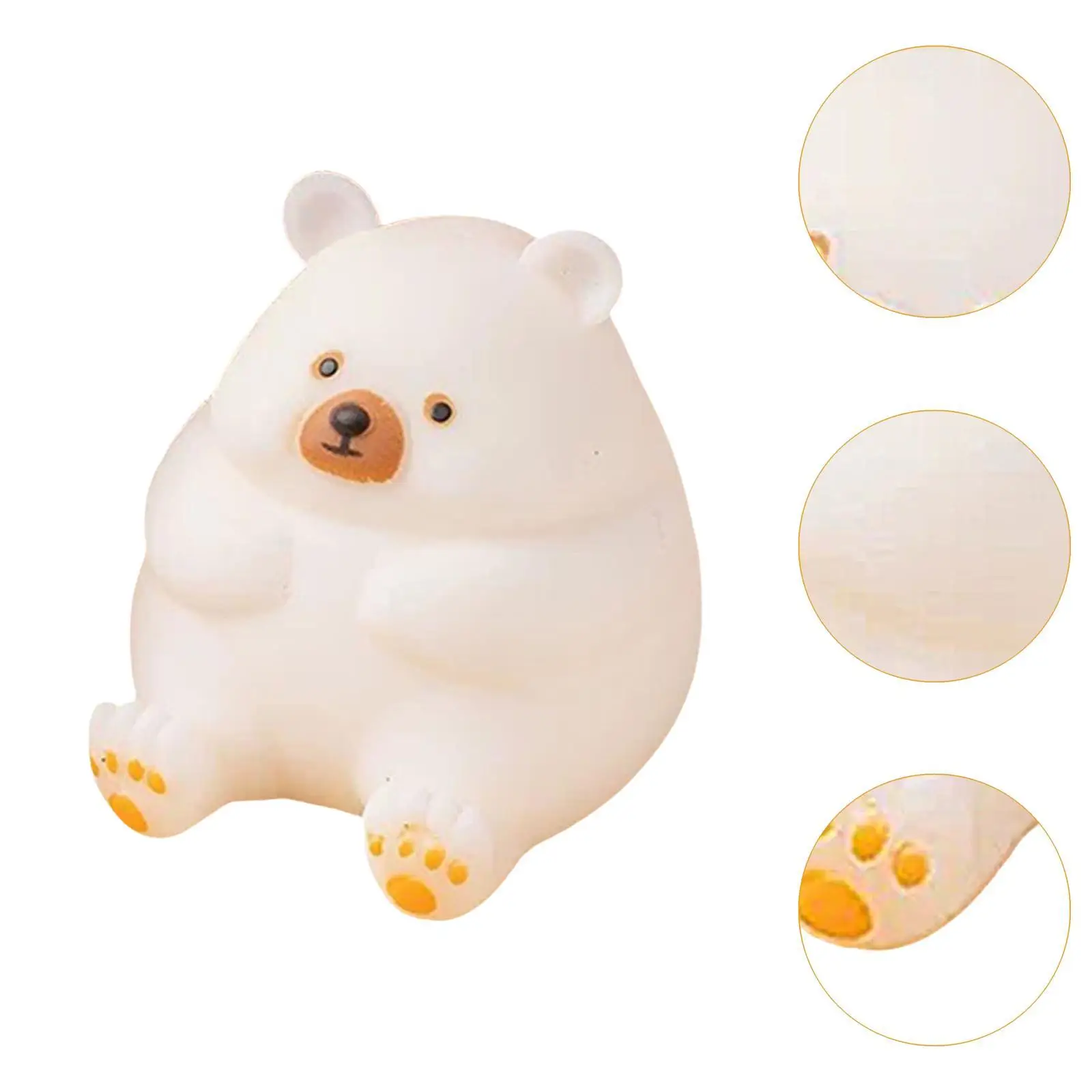 Decompression Toy Hand Grip Pressure Ball Soft Slow Rising Sensory Toy Bear Doll Toy for Teens Kids Children Gifts Basket Filler