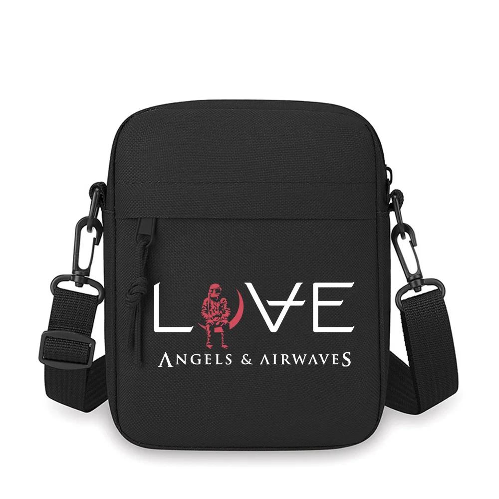 

Astronaut figure with moon design LOVE Men Crossbody Bag Single Shoulder Women Cartoon Anime Film Printing Design Unisex