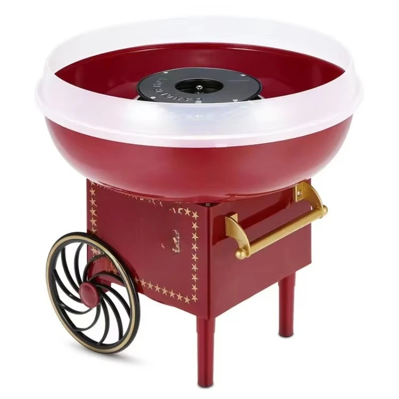 

Vintage trolley style cartoon marshmallow machine high quality electric candy machine crossover