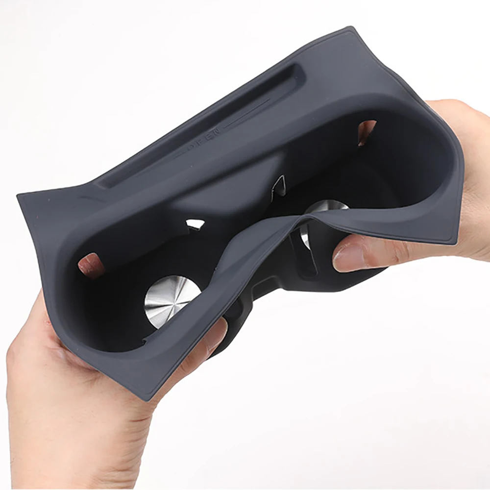 Car Central Control Silicone Water Cup Pad Fit for ZEEKR 9X Front Cup Slot Anti Dust Pad Dust-proof Abnormal Noise Accessories