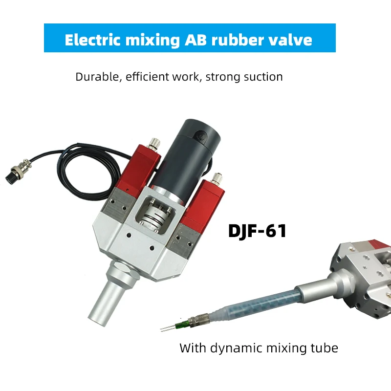 For DJF-61 Electric Stirring AB Dispenser Valve Metal Bring Back Suction to Prevent Dripping Dispensing Valve Glue