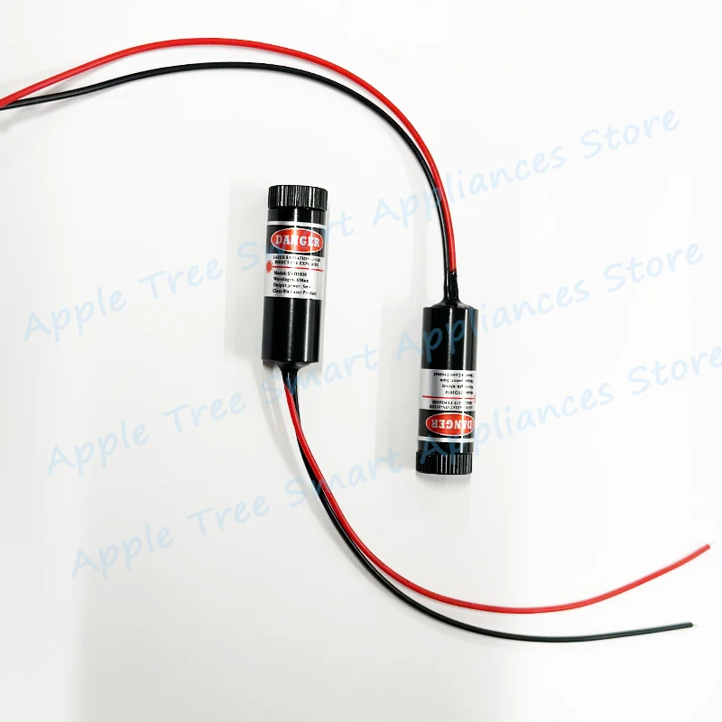 Industrial Adjustable Focusable 650nm 5mW 12x35mm 3-6V Red DOT / Line / Cross Laser Module Industrial 12mm LED LD Module