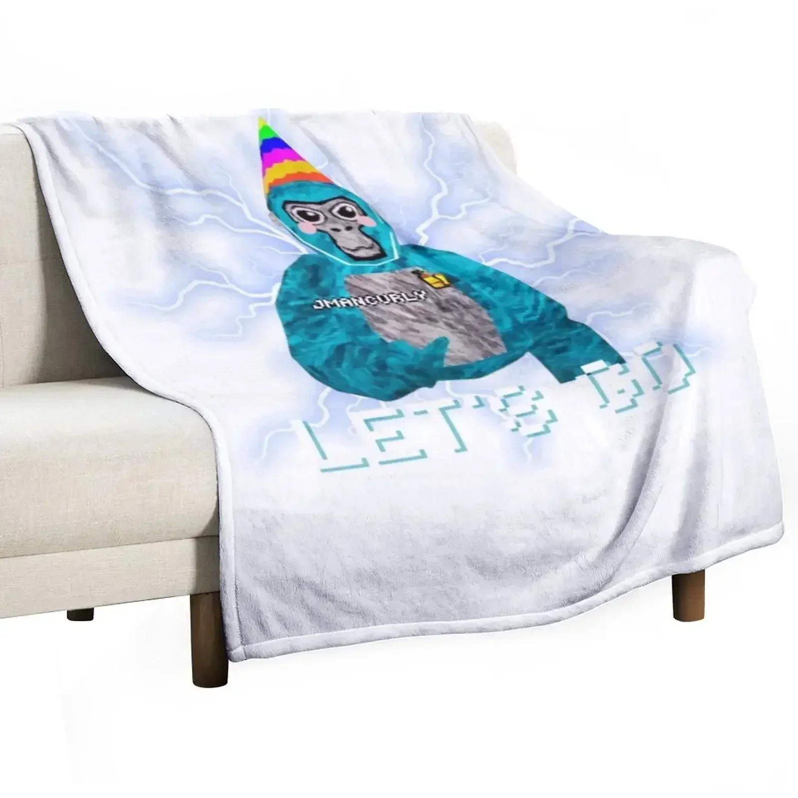 

Gorilla Tag Jmancurly Monke Merch Classic Throw Blanket Designers Hair Beautifuls Blankets