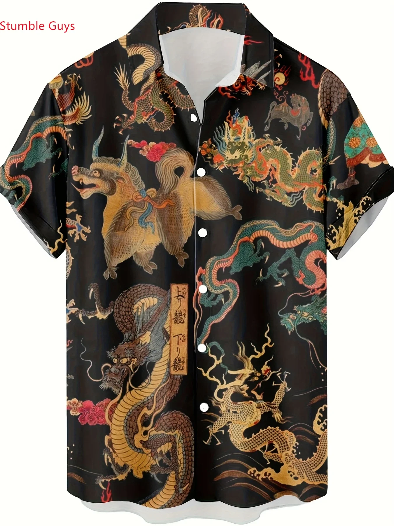 2026 New Men's Summer Shirt Casual Hawaiian Man Women Short Sleeve Fashion Beach Party Print Tops