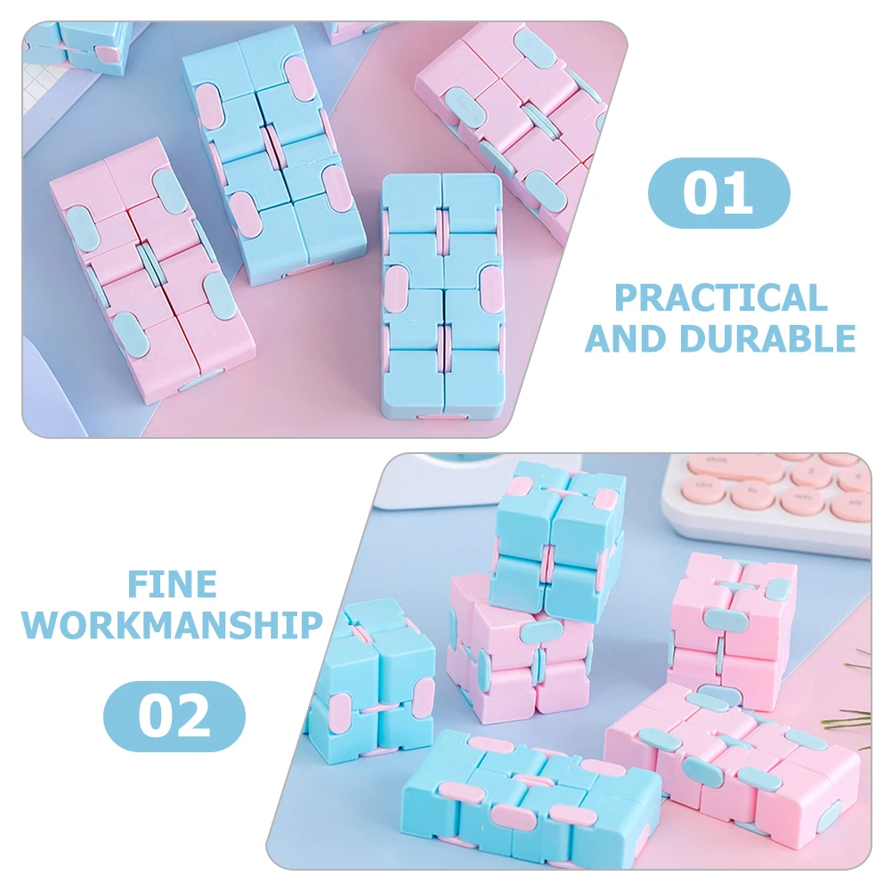 

3Pcs Candy Kid Plaything Stress Relieving Dexterity Lightweight Portable Bright Colors Smooth Edges