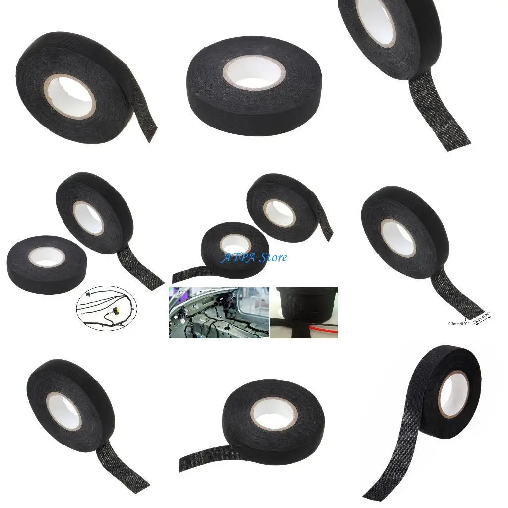 

U13C 1 шт. 19 мм автомобильный жгут проводов клейкая лента для защиты