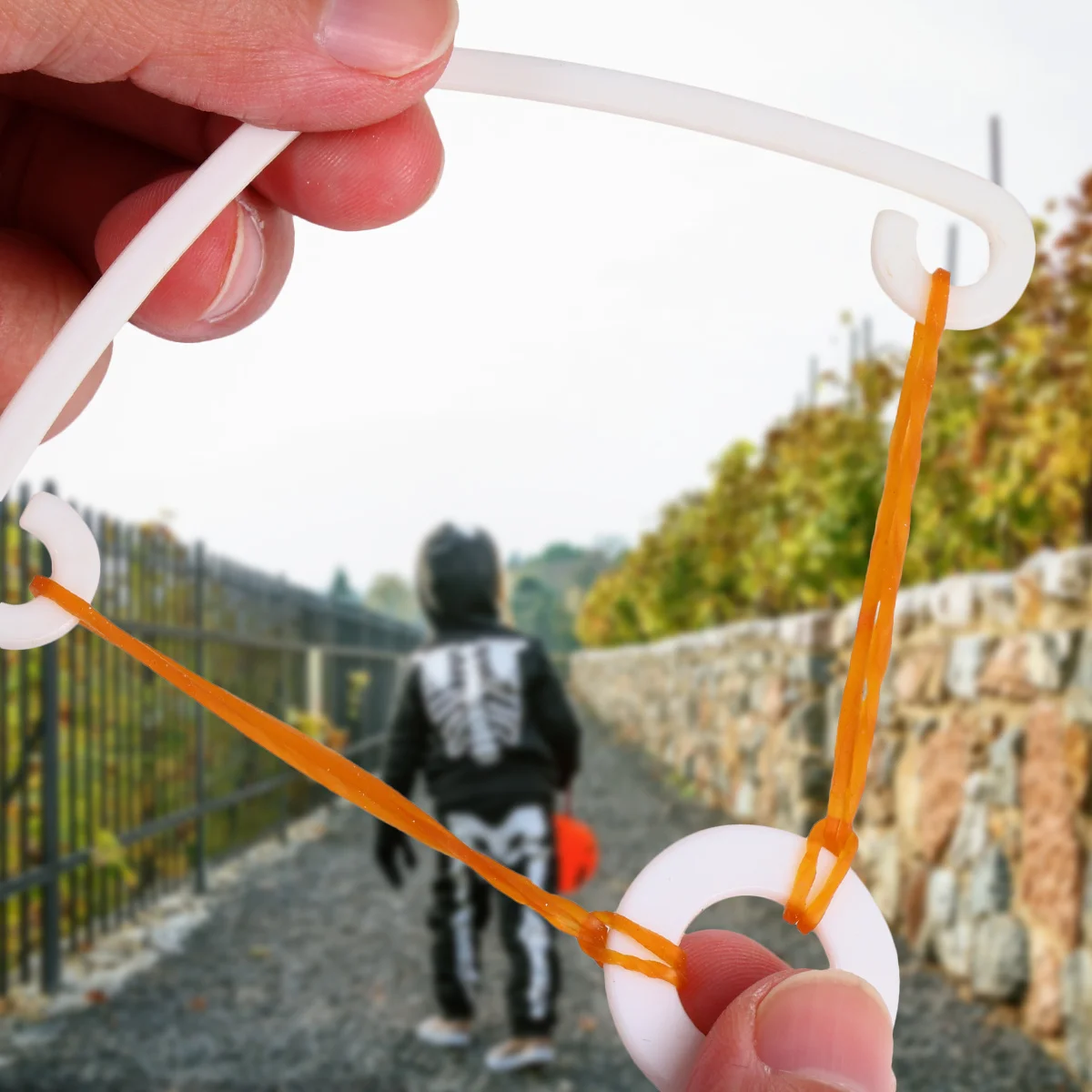 قطعتان من المظاريف الحمراء الصعبة، دعائم مزحة الهالوين الإبداعية لمستلزمات الحفلات، هدية تفاعلية للأطفال والكبار