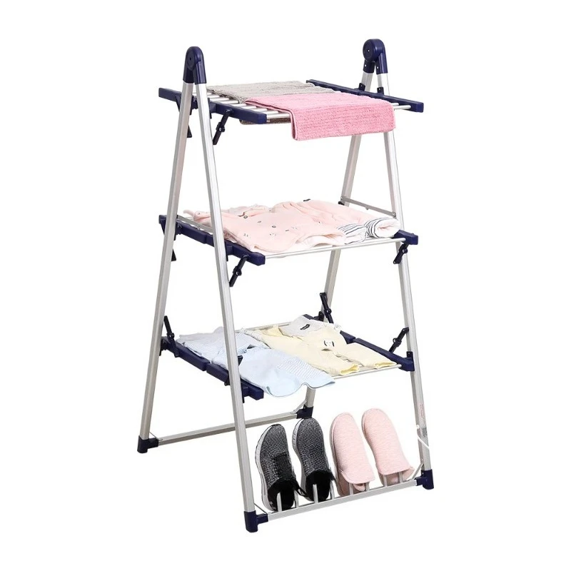 aluminum clothes airer dryer best free-standing heated airer folding electric clothes drying rack