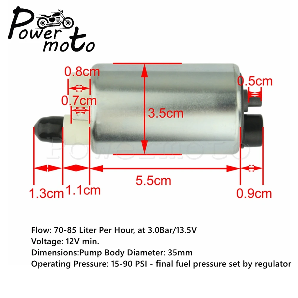 Motorcycle Intank EFI Fuel Pressure Pump For Suzuki V Strom 650 Intruder TU MA 250 AN 400 GSX GSF 1250 GSXR 600 750 1000 2007-14