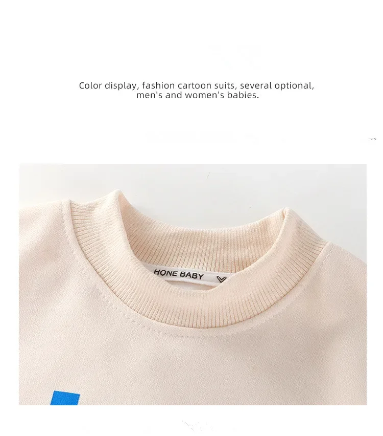 Baby Mädchen Jungen Sweatshirt Kinder Buchstaben-Hoodies Kleinkind Herbst-Oberbekleidung Winter Kinderkleidung Baby Jungen Kleidung – Detail 7
