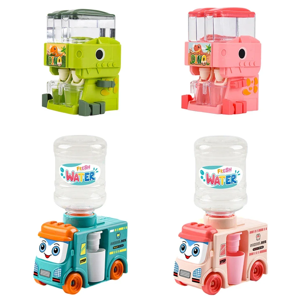 Mini Dinosaurus Dual Water Juice Dispenser Speelgoed Simulatie Kinderen Doen Alsof Spelen Miniatuur Keuken Huishoudelijk Apparaat Kinderen Spelen Speelgoed