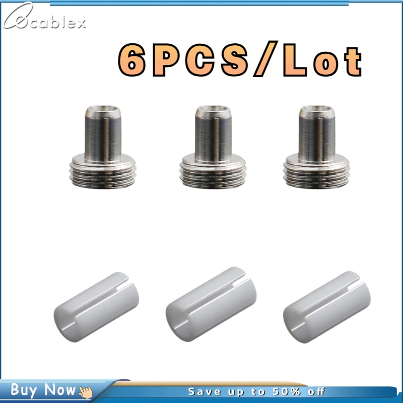 

6pcs/lot New Fiber Optic Visual Fault Locator Ceramic Tube 7mm and Metal Head