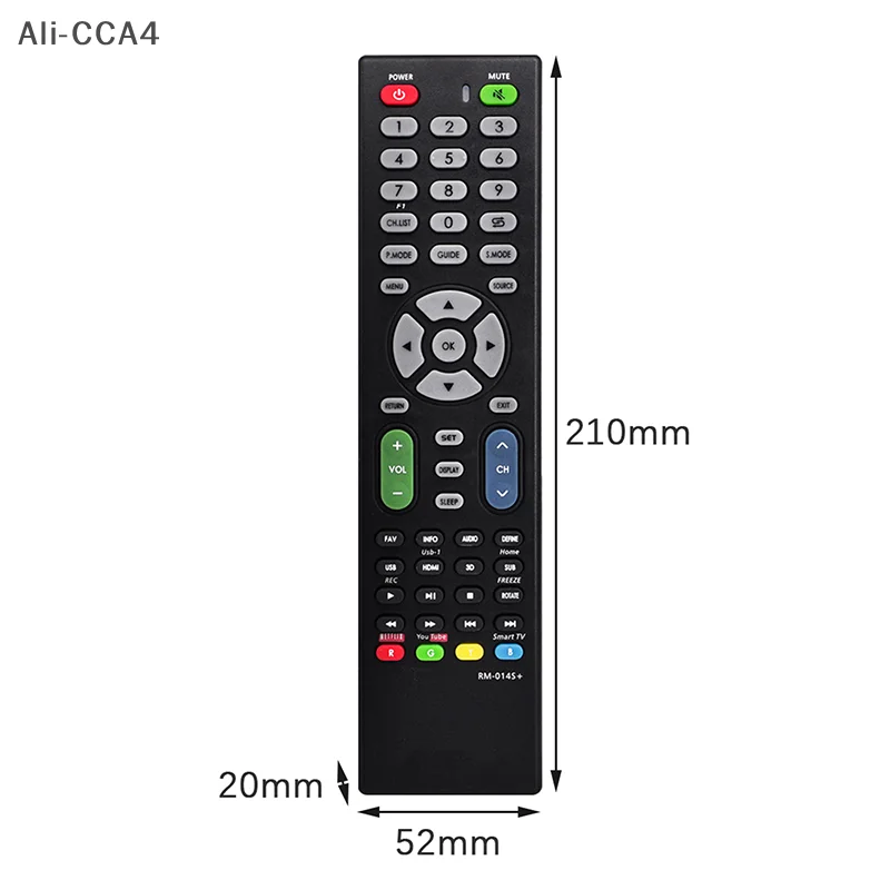 CCA4-Universal TV Remote Control Replace Compatible Use Universal TV Remote Control Need to Set According to the Manual RM-014S+