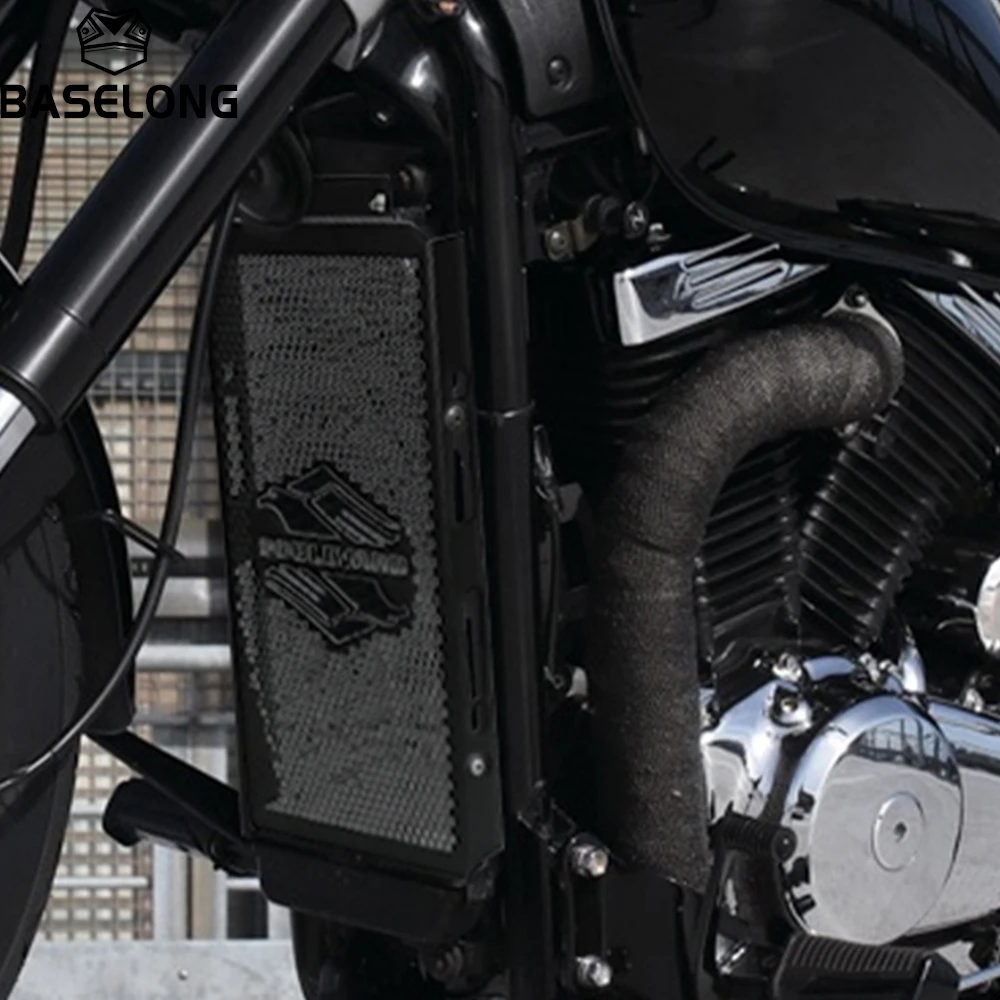 For Suzuki VL800 VL 800 INTRUDER C800 Intruder M800 VZ800 BOULEVARD M50 Boulevard C50 2005-2024 Radiator Grille Guard Covers view 2