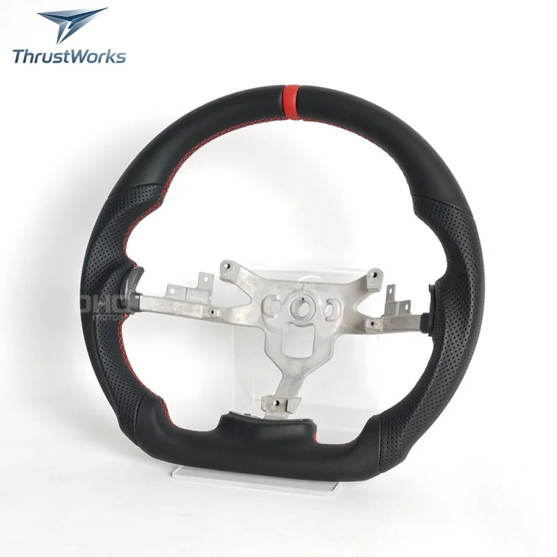 

TOP C6, 07-13 Full Peorated Le Leather Steering Wheel Upgrd To D-Type Sporty De