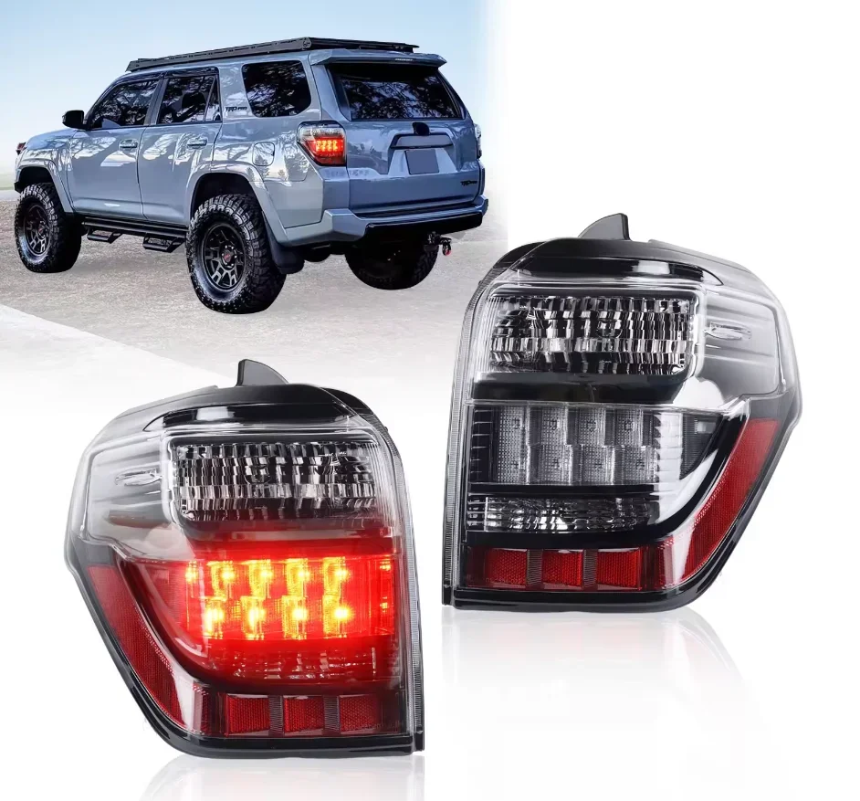 Modification Modify Auto Part Red LED Rear Lamps Patrol Tail Light Taillight Lamp for Toyota 4Runner 2014