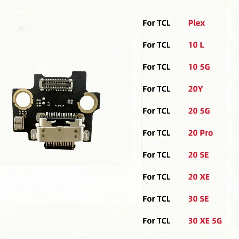 USB Charger Dock Connector Board Charging Port Flex Cable For TCL Plex 10L 10 20R 5G 20 30 Pro SE XE 20Y T767H