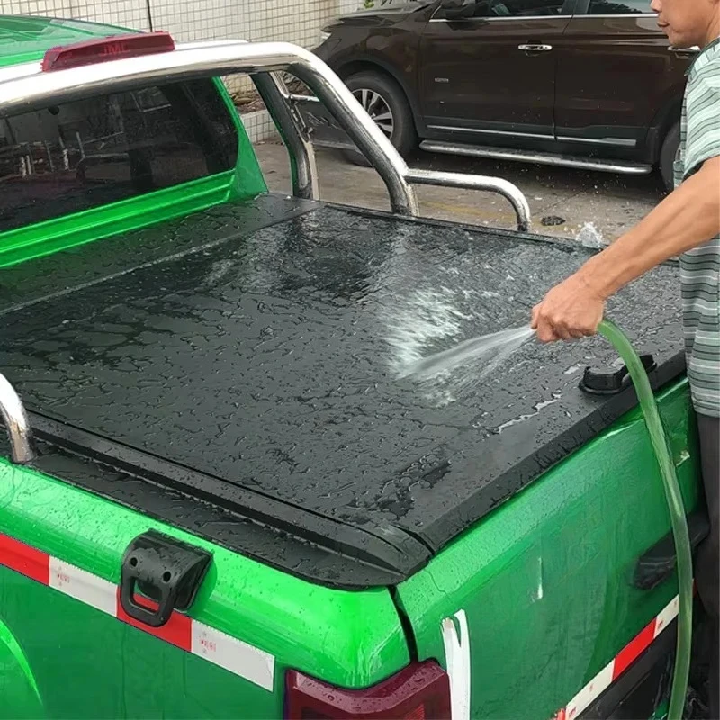 Waterproof Manual Roller Lid Retractle Pickup Truck Bed Tonneau Cover