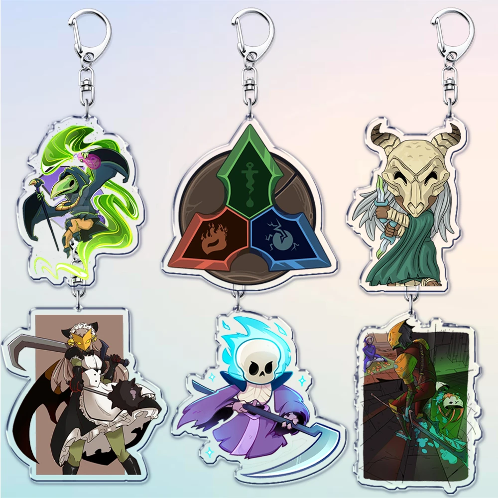 Trending Video Games Keychains for Women Accessories Bag Spire Silent Ironclad Gaming Keyrings Jewelry Friends Gamers Gifts