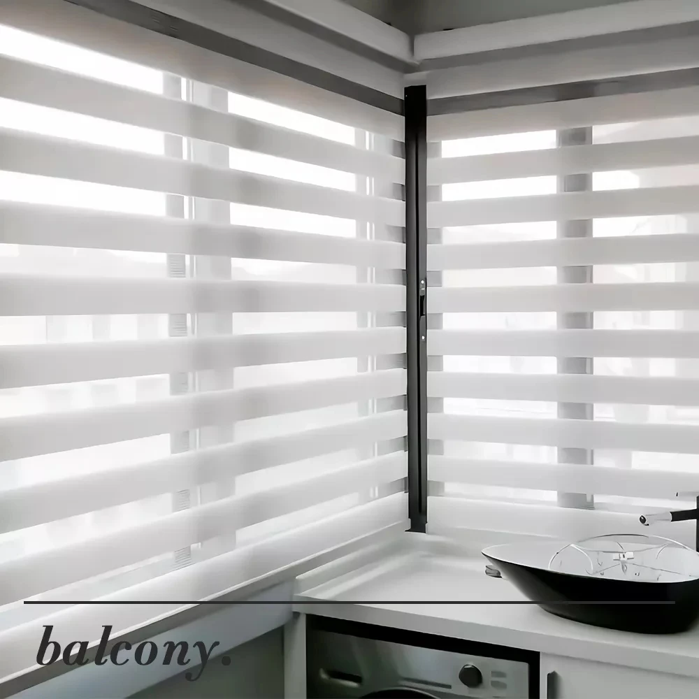 Imagem -04 - Dihin Home-custom Made Zebra Blinds para Windows Persianas Motorizadas Filtro de Luz Cortinas de Janela Blackout Corte em Tamanhos