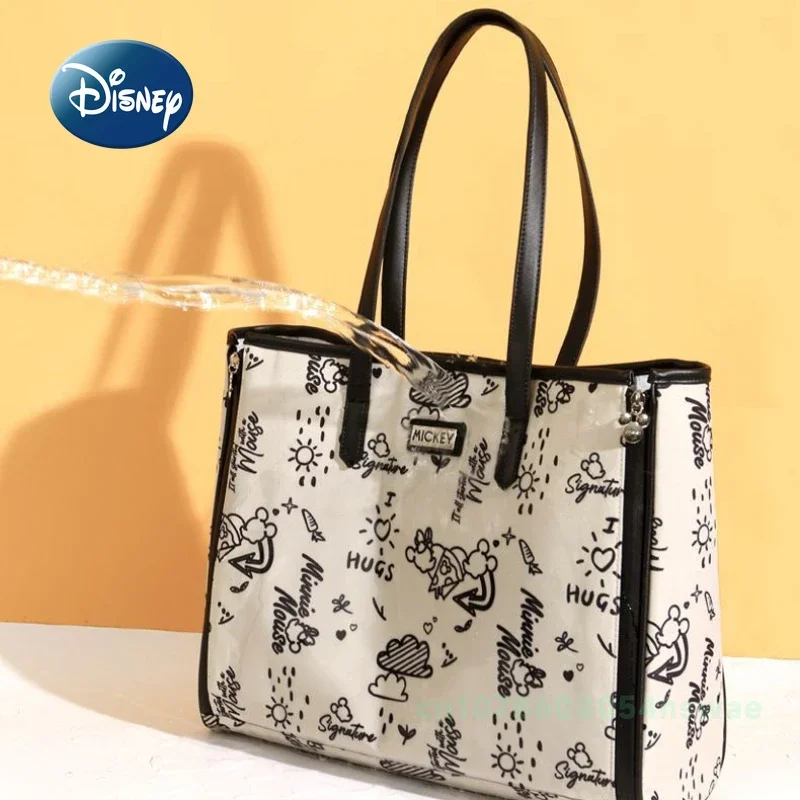 Disney Mickey Original New Diaper Bag Handbag Cartoon Cute Baby Bag Luxury Brand Baby Diaper Bag Large Capacity High Quality