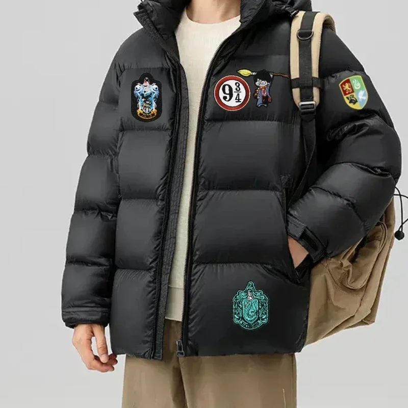 Harry Potter DIY Patches für Kleidung Hogwarts Academy Cosplay Eisen auf Transfers für Kleidung Kinder Jacke Y2K Stickerei Patch