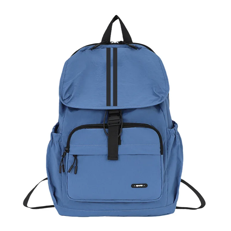 

Дизайнерский рюкзак с откидной крышкой Ins Niche для младших классов средней школы, легкий рюкзак большой вместимости, повседневные дорожные двойные сумки на плечо