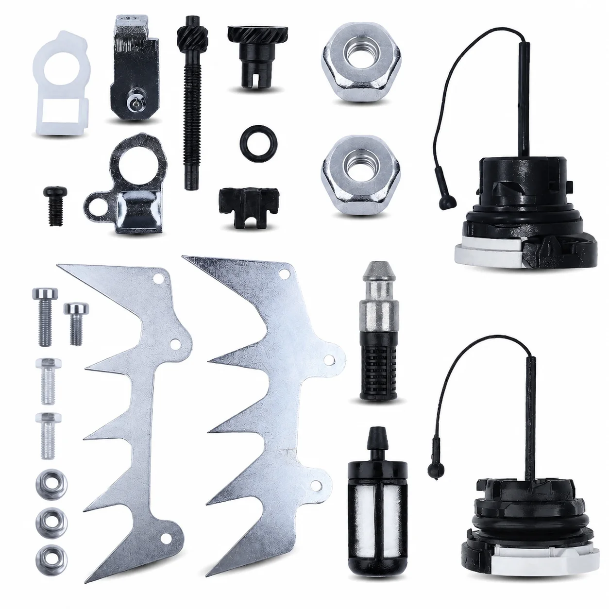 Bumper Spike Felling Dog Kit Fuel Oil Caps Filters Chain Adjuster Set with Bolts Screws For Stihl 046 MS460 MS461 Chainsaw Parts