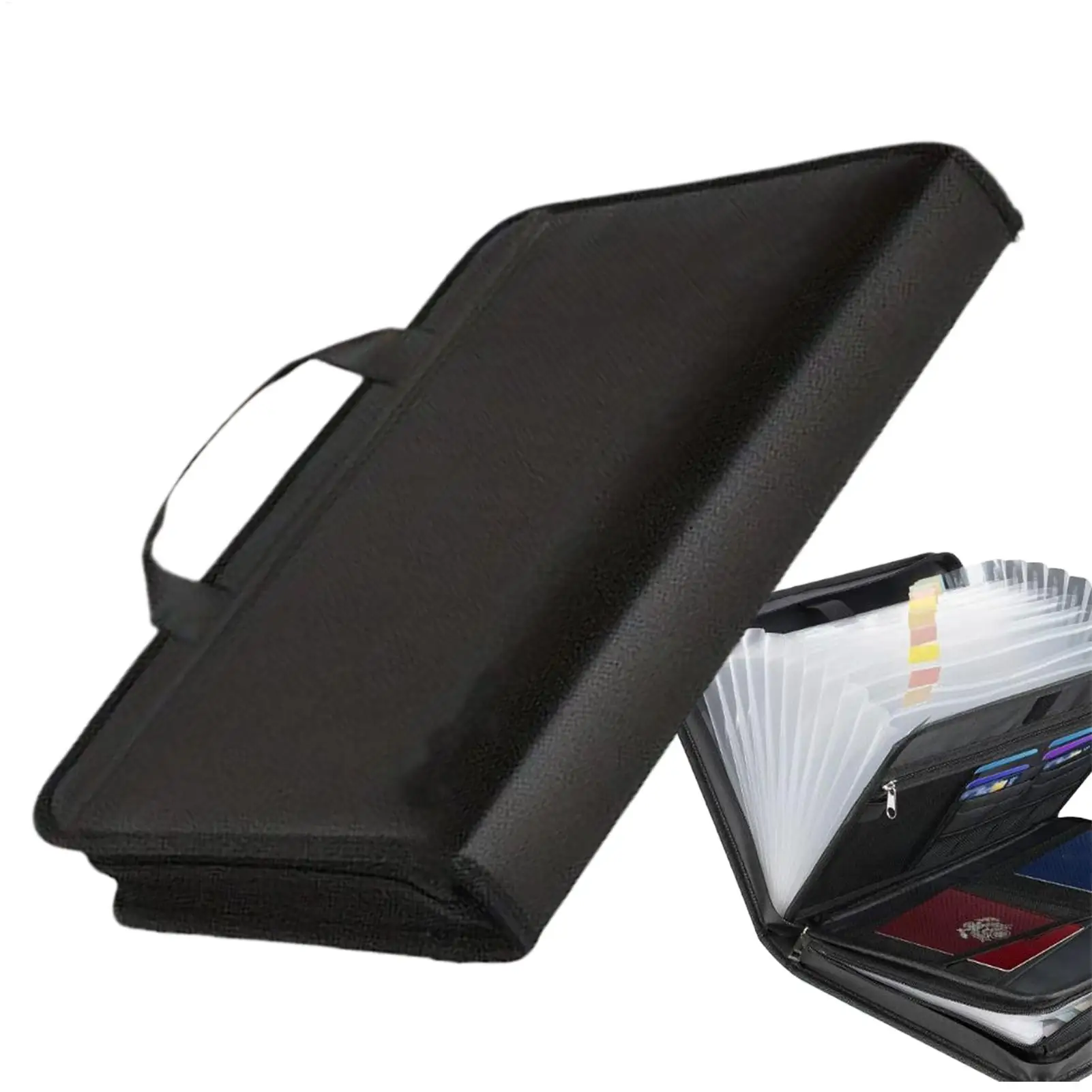 

Accordion File Organizer Portable Document Organizer Reinforced Accordion File Folder for Home Business Travel College Workplace